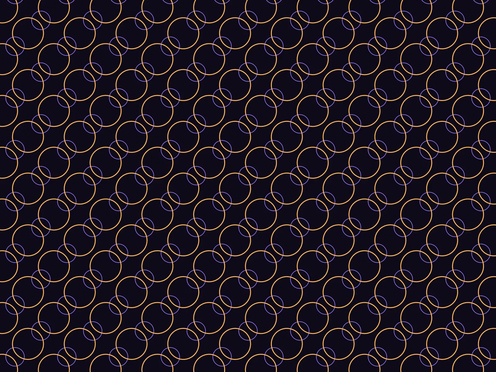 Overlapping Circles Grid — Ember Weave